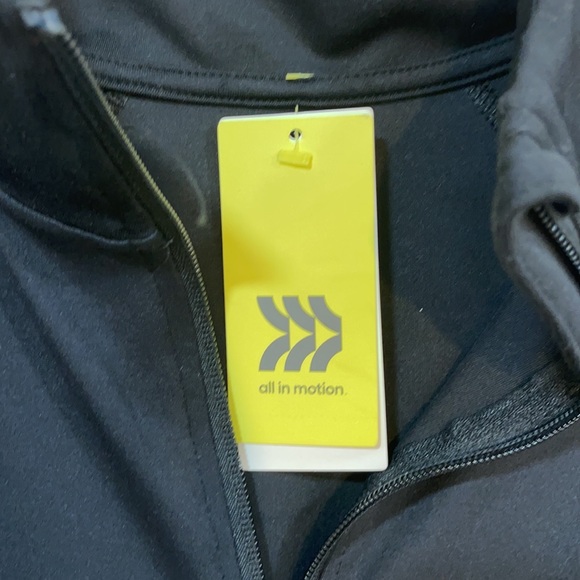 Women's Zip-Front Jacket - All in Motion™ Black  and Blue, New and Never Worn 9 - Picture 9 of 10